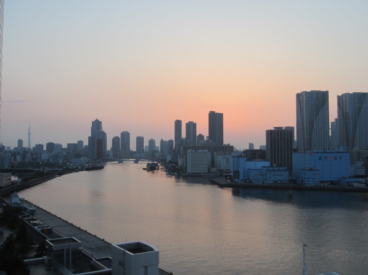 tokyo bay view morning
